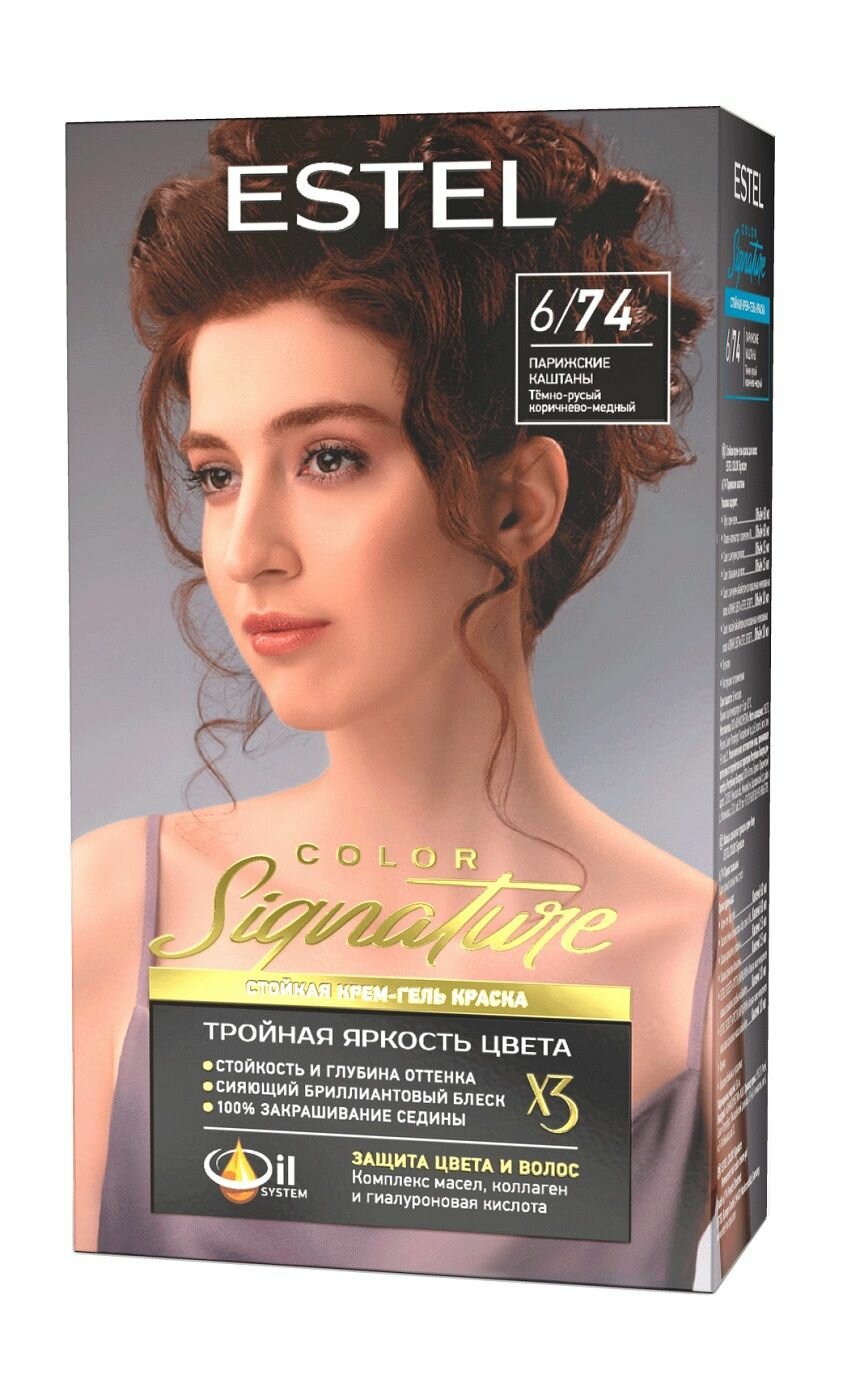 Estel Color Signature Стойкая крем-гель краска