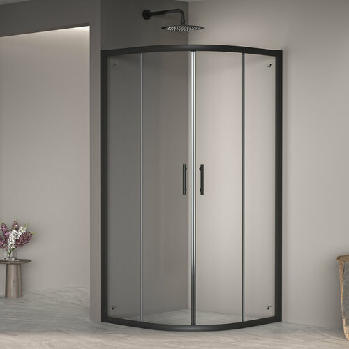 Душевой уголок RGW Passage 02085188-14 стекло прозрачное, профиль черный