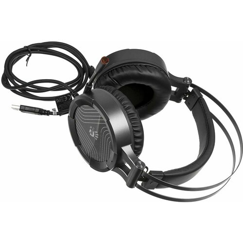 Наушники с микрофоном A4Tech Bloody G530 черныйсерый 18м мониторные оголовье G530 GREY USB 4201₽