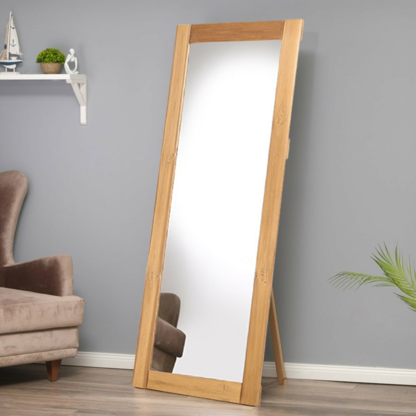 фото Зеркало напольное, 170х70 см, термо хвоя, усиленное 9527082