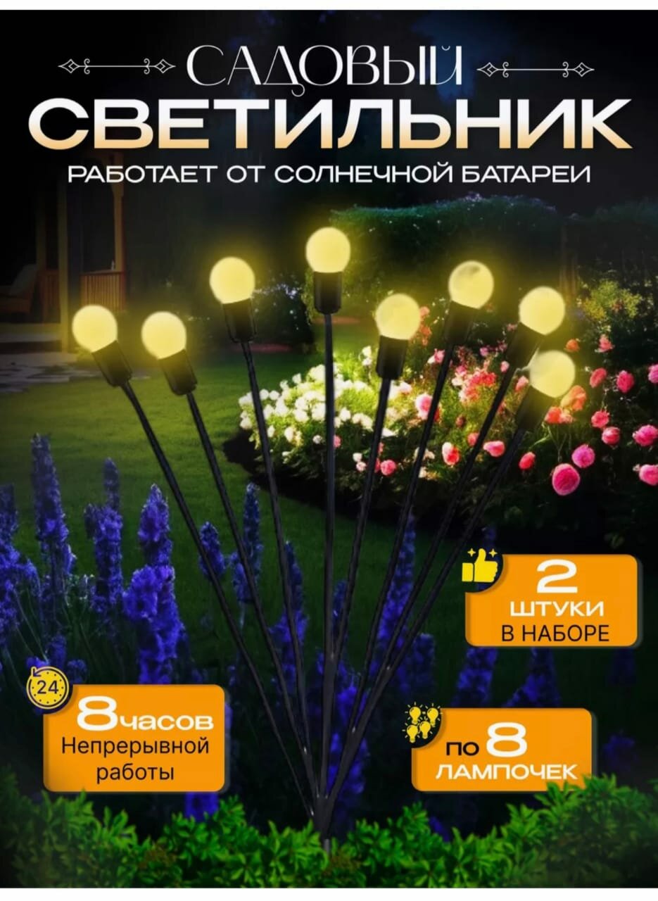 "Солнечный свет" - уличный светильник на солнечной батарее