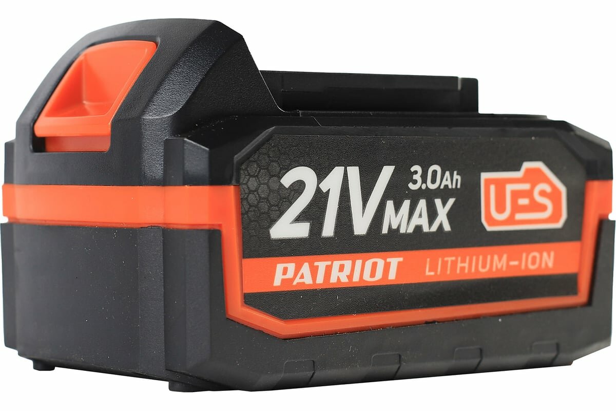 Аккумуляторы Для Инструмента Батарея аккумуляторная PB BR 21V(Max) Li-ion UES 3.0 Ah, тонкая зарядка Patriot 180301123