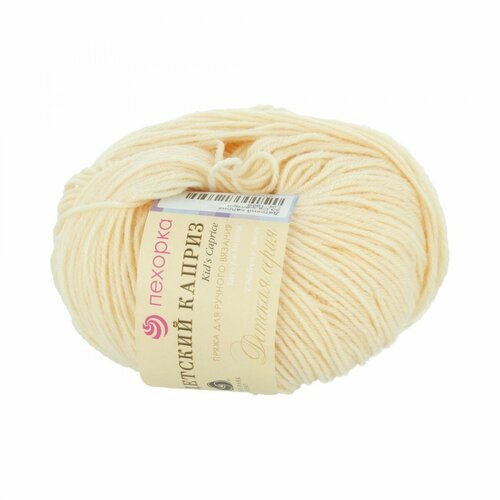 Пряжа Пехорская ПТ Детский каприз 50% мериносовая шерсть, 50% микрофибра 10 шт. х 50 г 225 м N053 св. желтый