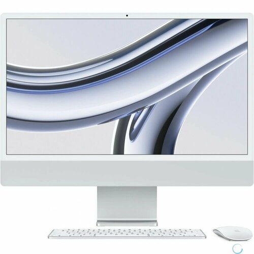 Apple iMac 24 2023 Z19500023 клав РУС грав Silver 24 Retina 45K Apple M3 8C CPU 8C GPU16GB512GB SSD 35500000₽