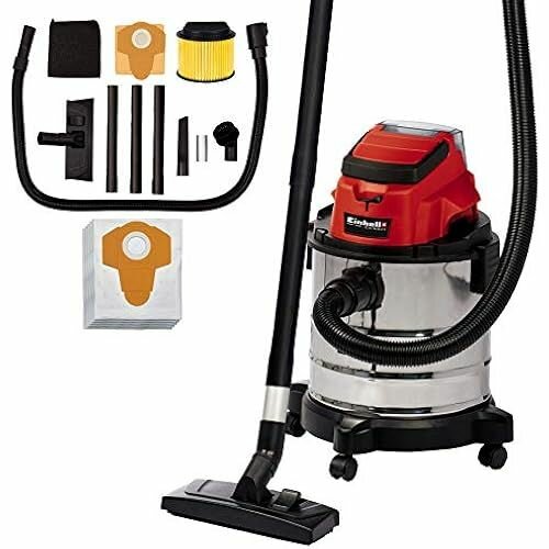 фото Аккумуляторный пылесос для влажной и сухой уборки Einhell TC-VC 18/20