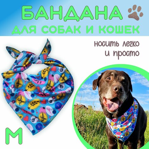 Бандана для собак и кошек, Драйв, M