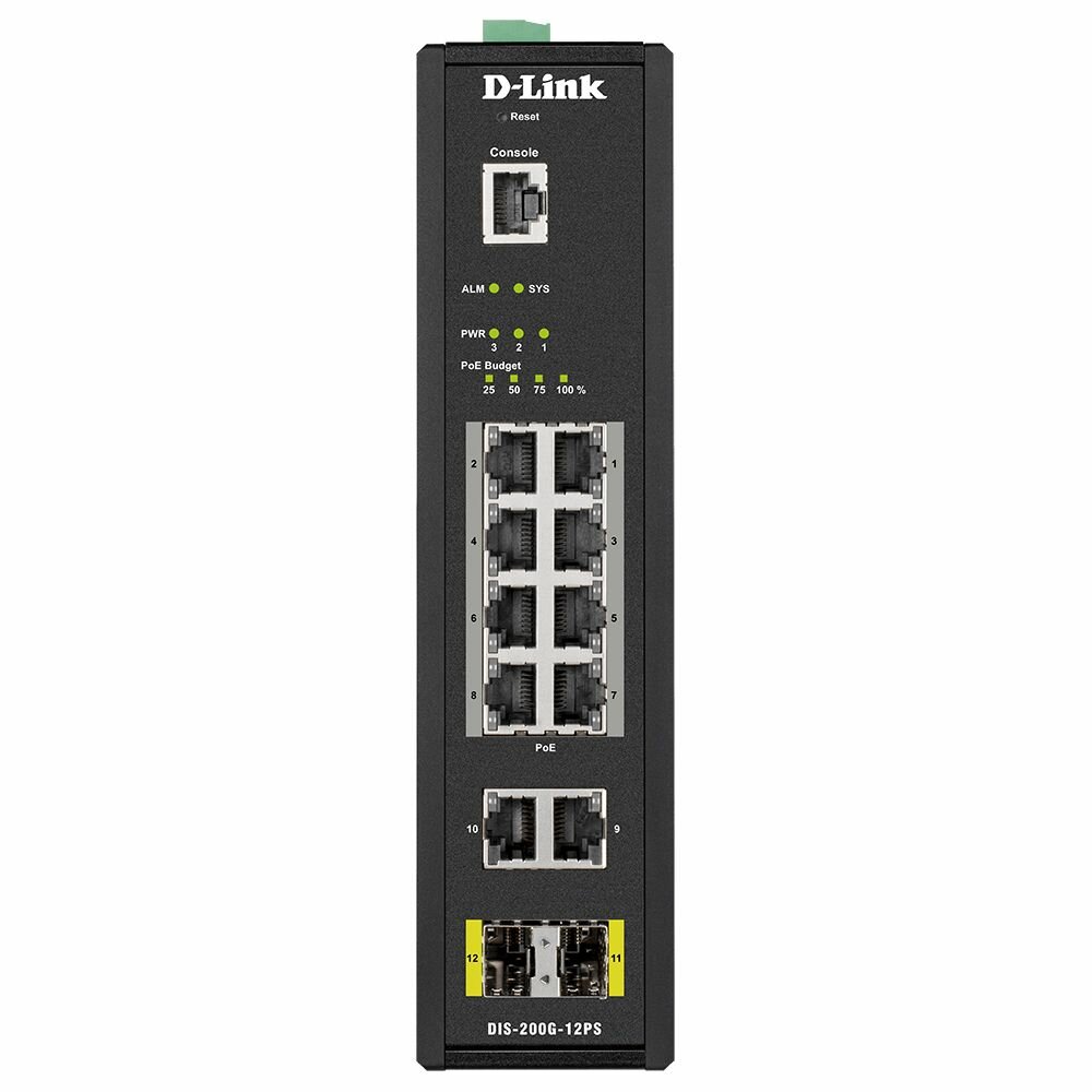 Коммутатор D-LINK DIS-200G-12PS/A2A — фото 1