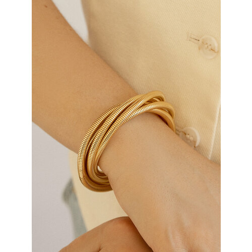 Браслет-нить SLOVO JEWELRY, размер 16 см, размер one size, золотистый