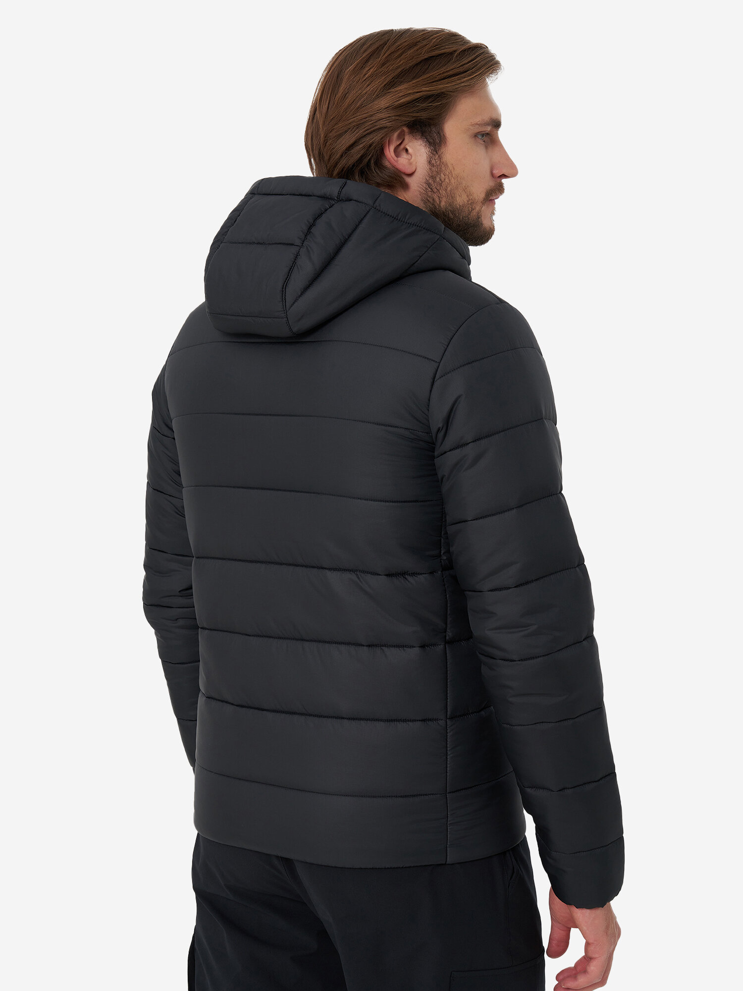 Куртка спортивная OUTVENTURE Hiking Men's Padded Jacket, размер 54, черный — фото 1