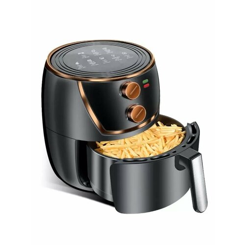 Аэрогриль черная 7литров 1500W 640000₽