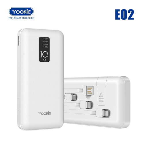 Внешний аккумулятор Yookie 10000 mah White 2070₽