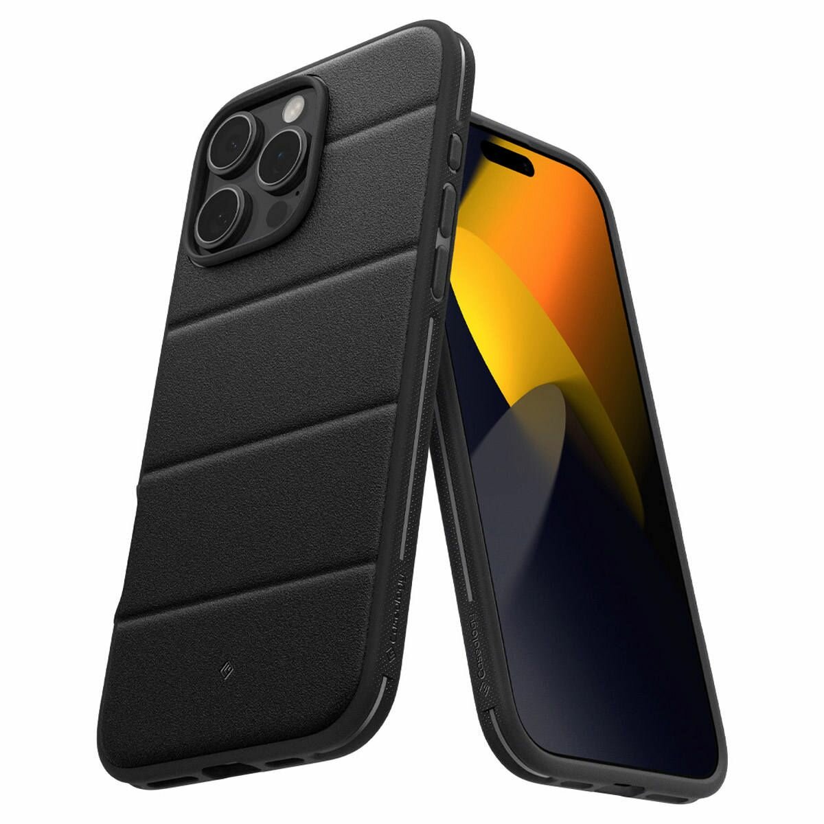 Чехол Spigen Caseology на iPhone 16 Pro Max (ACS08046) Athlex MagSafe / Спиген Чехол для Айфон 16 Про Макс Черный