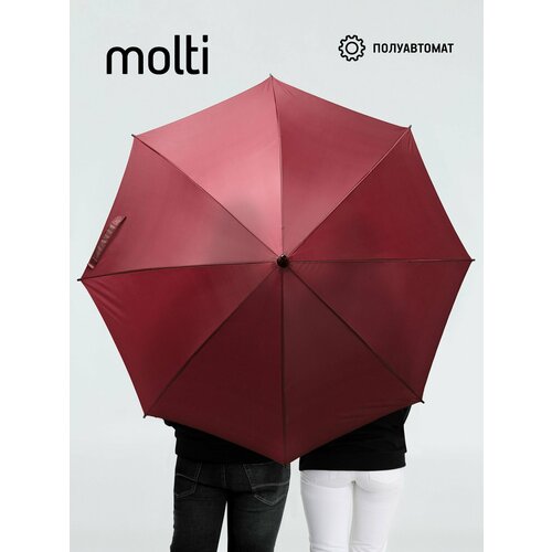 фото Зонт-трость molti, бордовый