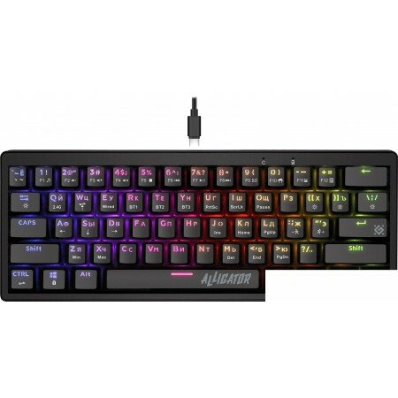 Клавиатура Defender Alligator GK-315 (черный)