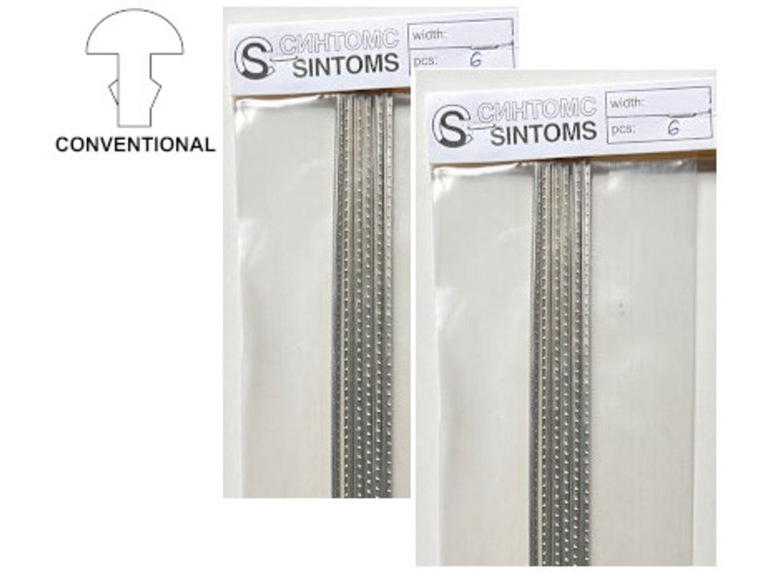 Равновысокие лады из нейзильбера SINTOMS EQH#2*2(230-270)140Fe. h.