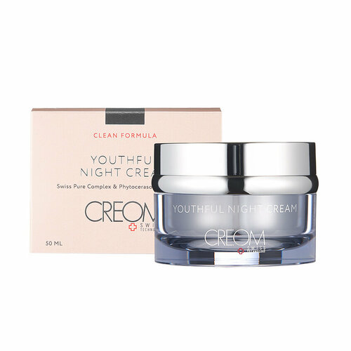 фото Creom крем ночной омолаживающий youthful night cream 50мл