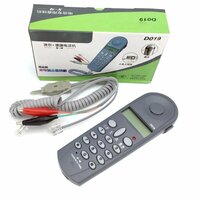 D019 Тестовый телефонный аппарат Проводной стационарный телефон Не требует аккумулятора Телефон для тестирования Простой в для и