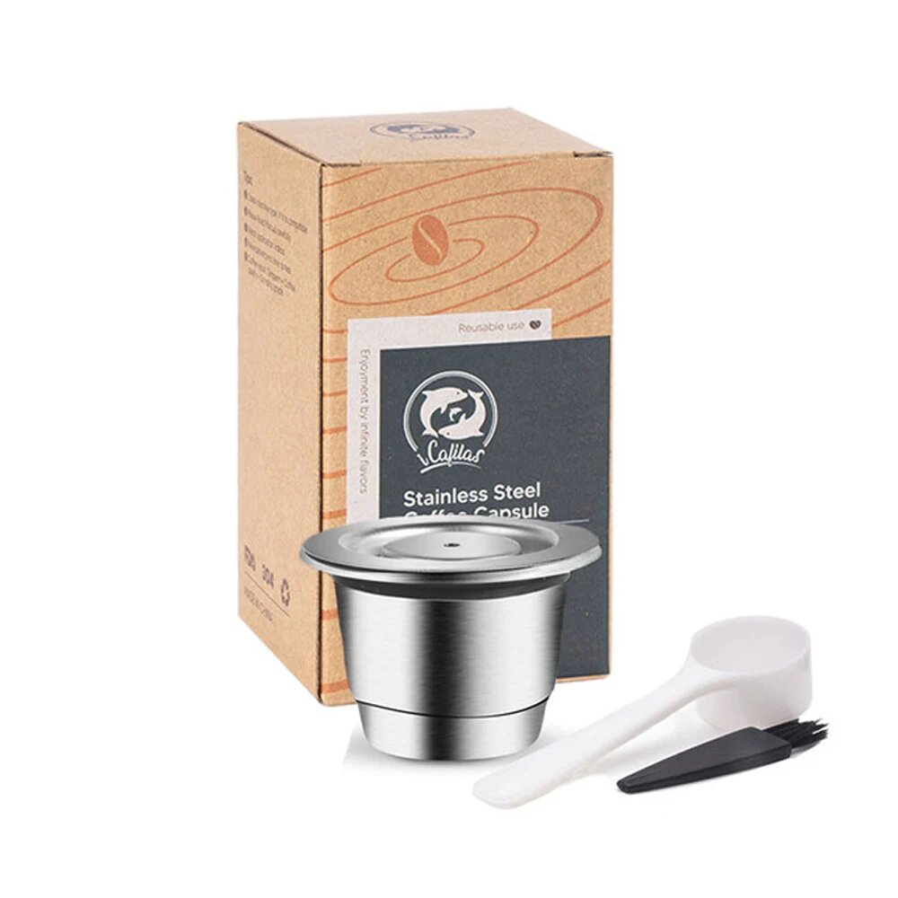 Многоразовые капсулы для Nespresso Essenza Mini из нержавеющей стали 1 Cup
