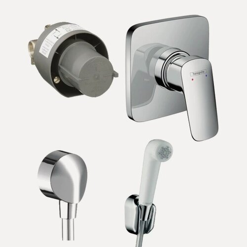 Изображение товара Гигиенический душ Hansgrohe LogisG со смесителем, хром