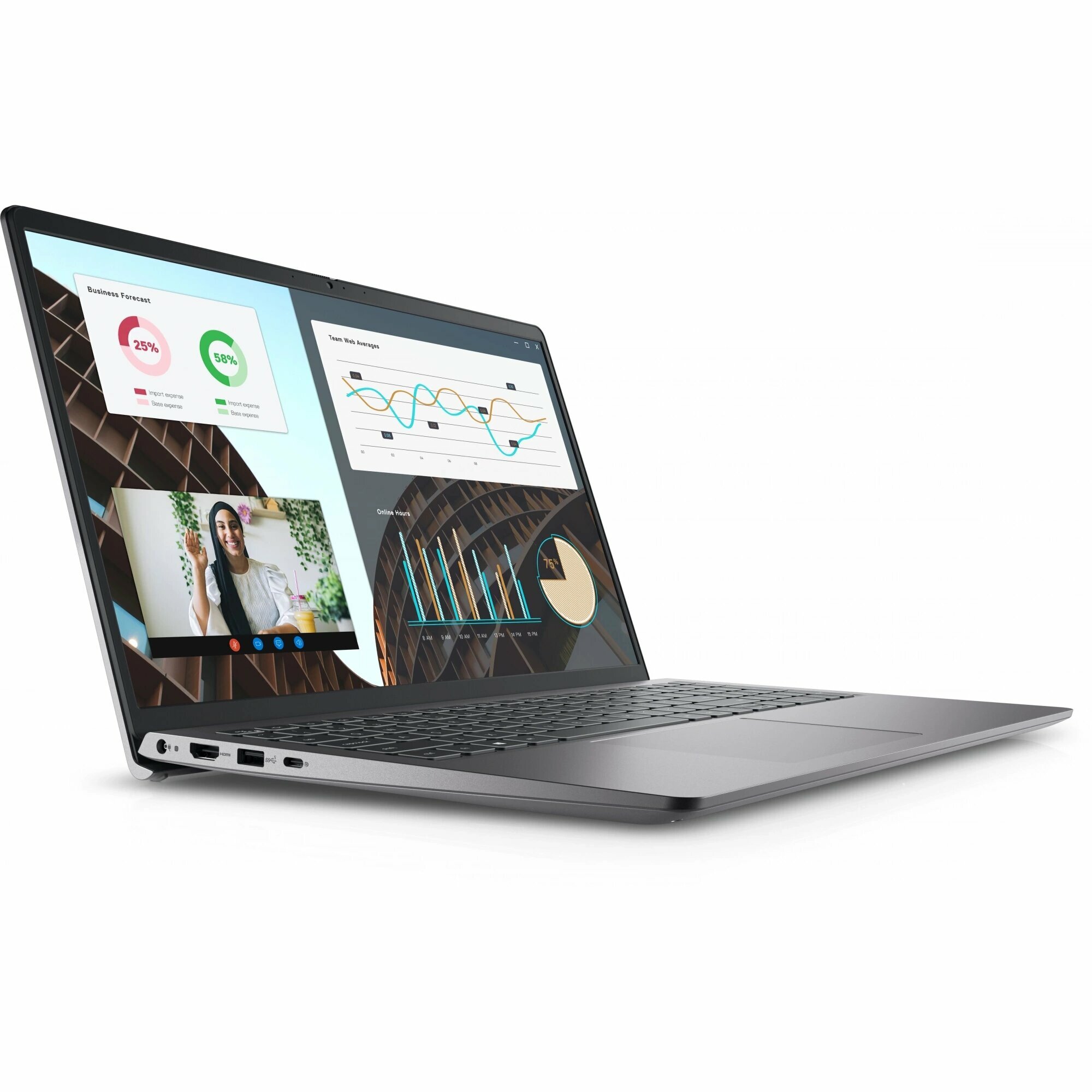 Ноутбук Dell Vostro 3530 15.6" FHD/Core i5 1335U/16Gb/SSD 512Gb/Intel Iris Xe/Ubuntu black — фото 1