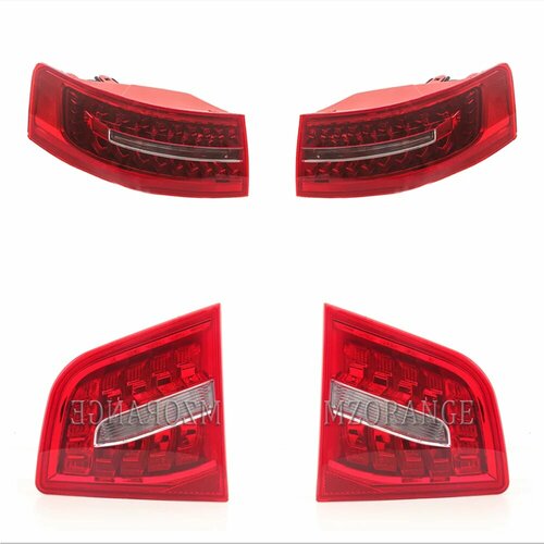 Задние фонари светодиодные для Audi A6 C6 S6 Quattro RS6 Saloon Sedan 2009 2010 2011, задние фонари с стоп-сигналом, указателем поворота, 4 PCS, 4F5 945 095 J