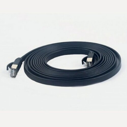 Изображение товара Патч-корд F/FTP Ks-is KS-344-7 Cat.7, AWG 27, позолоч. RJ45, медь, 7м. черный