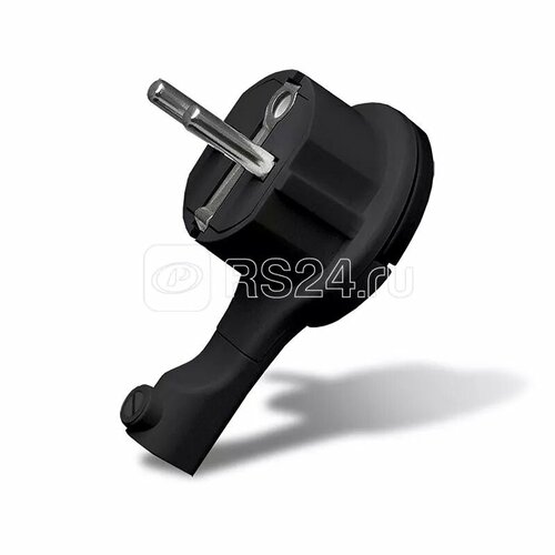 Вилка-невидимка электрич. с заземл. черн. 16А 250В UNIVersal 5565419