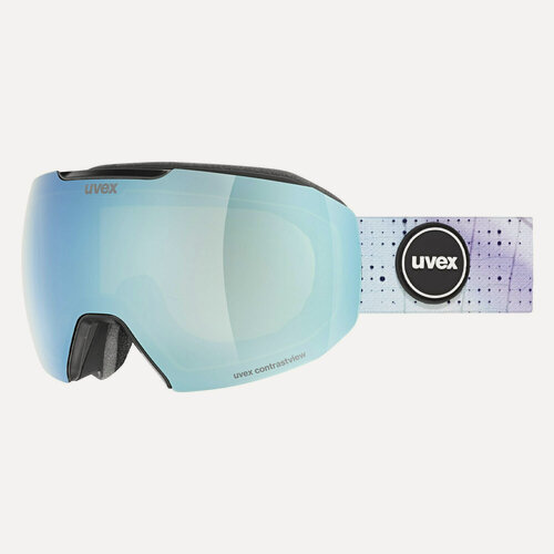 Изображение товара Маска горнолыжная UVEX Epic Attract S DL/FM Black/Sapphire-Green