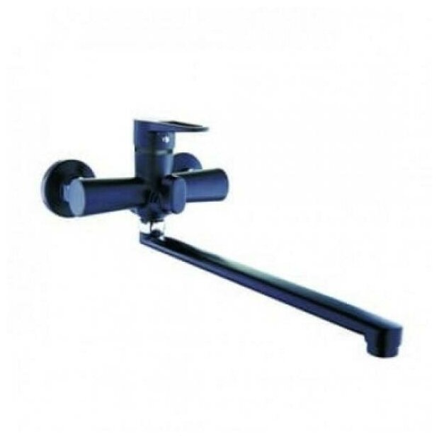 Смеситель для ванны, ZEGOR PUD7-A045-YB, черный — фото 1