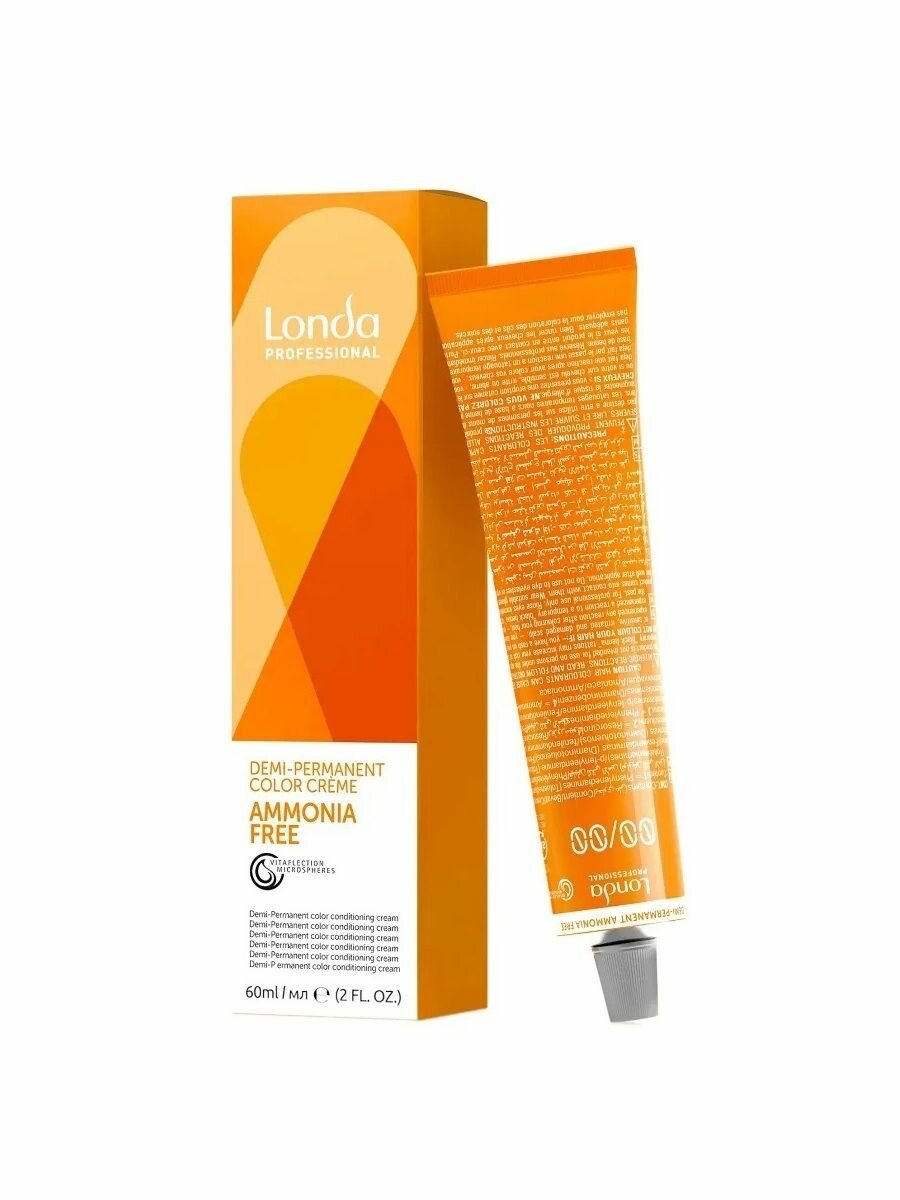 Нашатырный Спирт Londa Professional Demi-Permanent Ammonia Free Color 3/0 Тонирующая крем-краска для волос без аммиака - Темный шатен натуральный, 60 мл