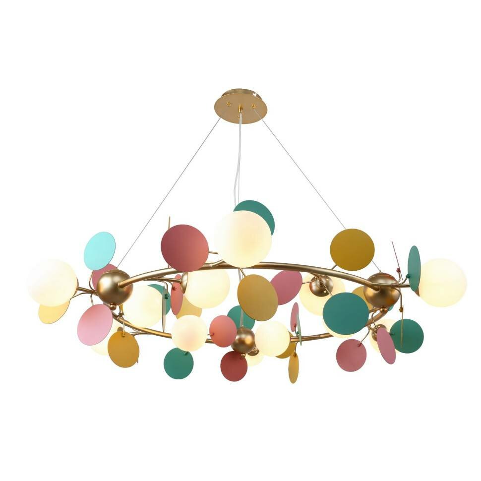 Favourite 2772-12P подвесная люстра D1050xH240/1120 12xG9x25W excluded