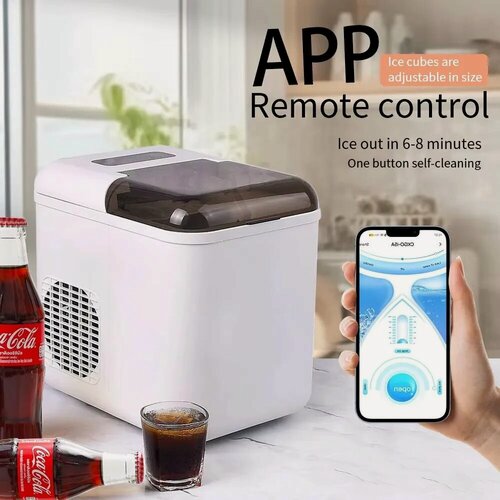 Изображение товара Автоматическая машина для льда Smart Ice Maker Льдогенератор CGKO-i5, цвет: белый, версия: Global
