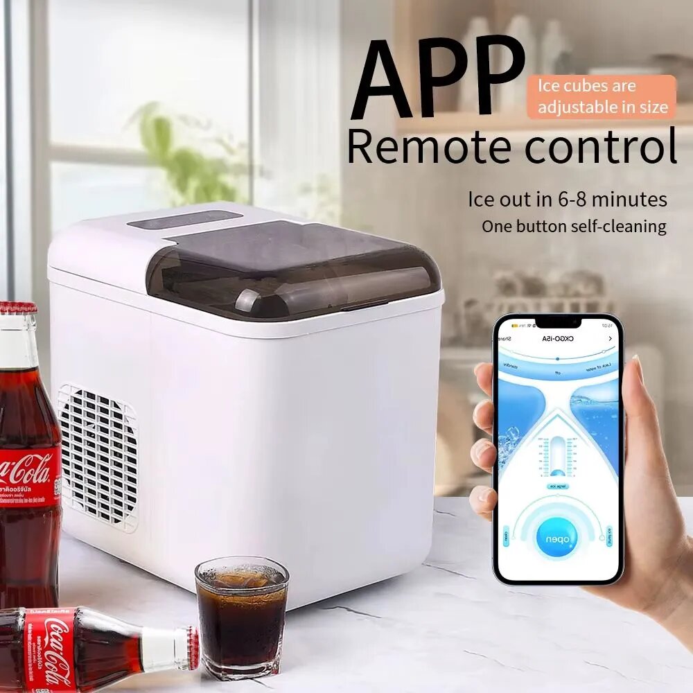 Автоматическая машина для льда Xiaomi Smart Ice Maker Льдогенератор CGKO-i5, цвет: белый, версия: Global