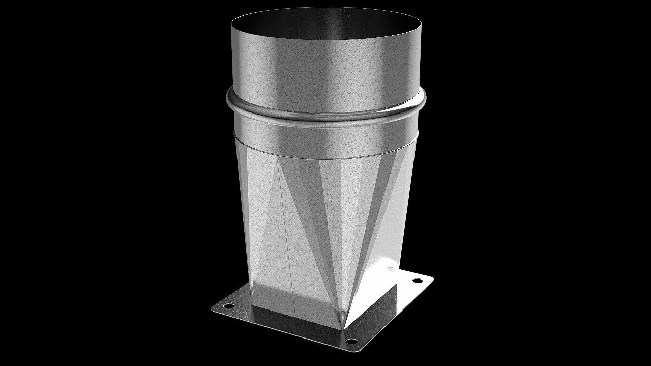 Переходник для вентилятора ERA PRO P160 Buran 200 D160мм