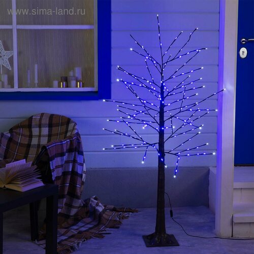 Изображение товара Светодиодное дерево 1.5 м, 224 LED, мерцание, 220 В, свечение синее