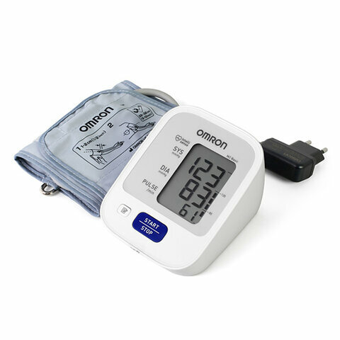 Фотографии Тонометр OMRON M2 (HEM-7121-ARU) манжета 22-32см, автоматический, на плечо, адаптер питания