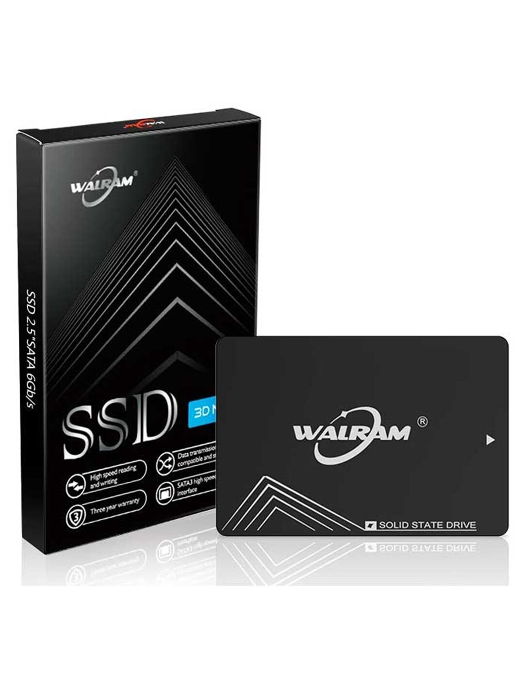 Твердотельный накопитель WALRAM SSD SATA, форм-фактор 2.5', 256Гб