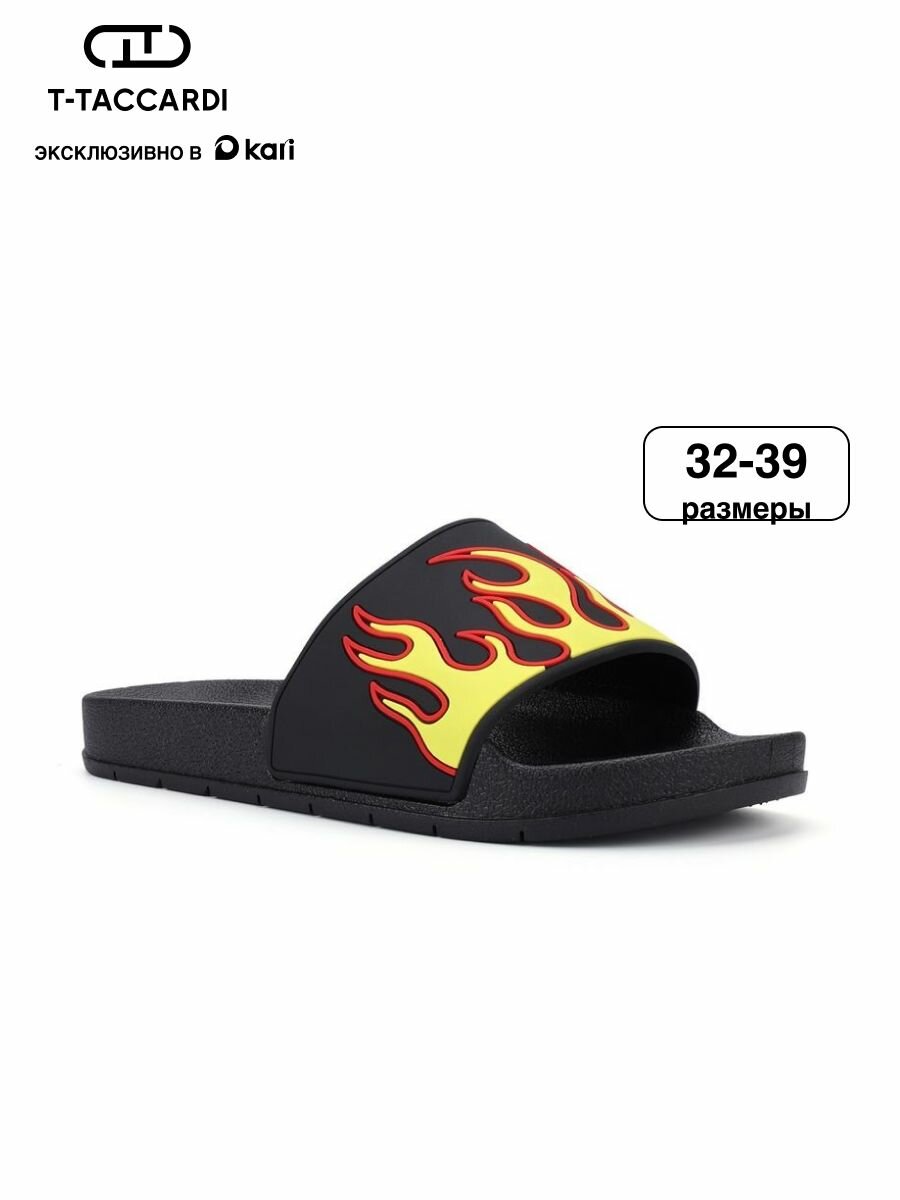 Шлёпанцы T.Taccardi размер 38 черный