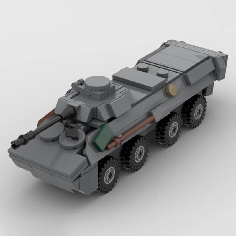 Конструктор BTR-90 из пластиковых деталей P7065 and Stickers