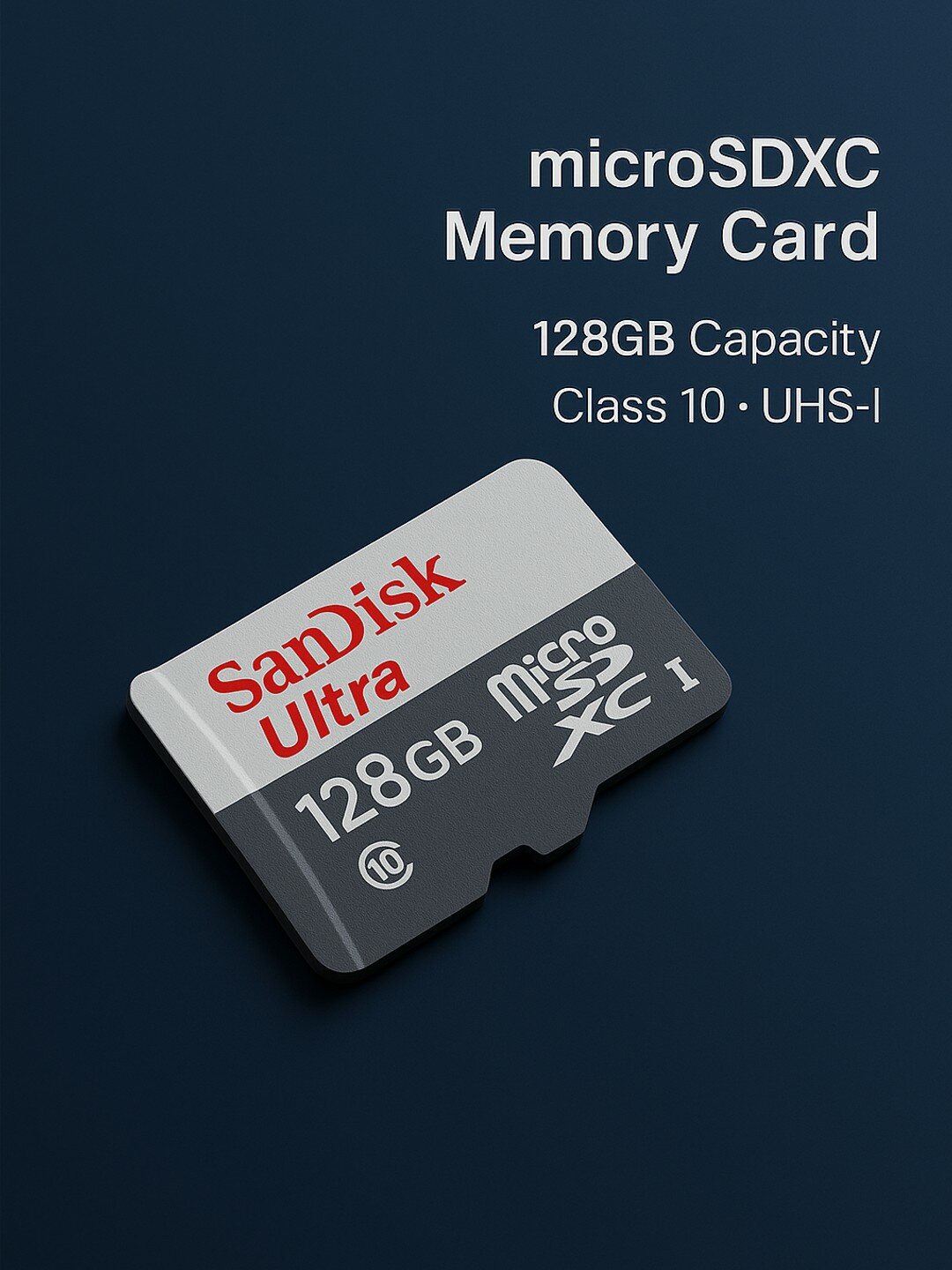 Карта памяти SanDisk Ultra microSD 128GB для телефонов и видеорегистраторов