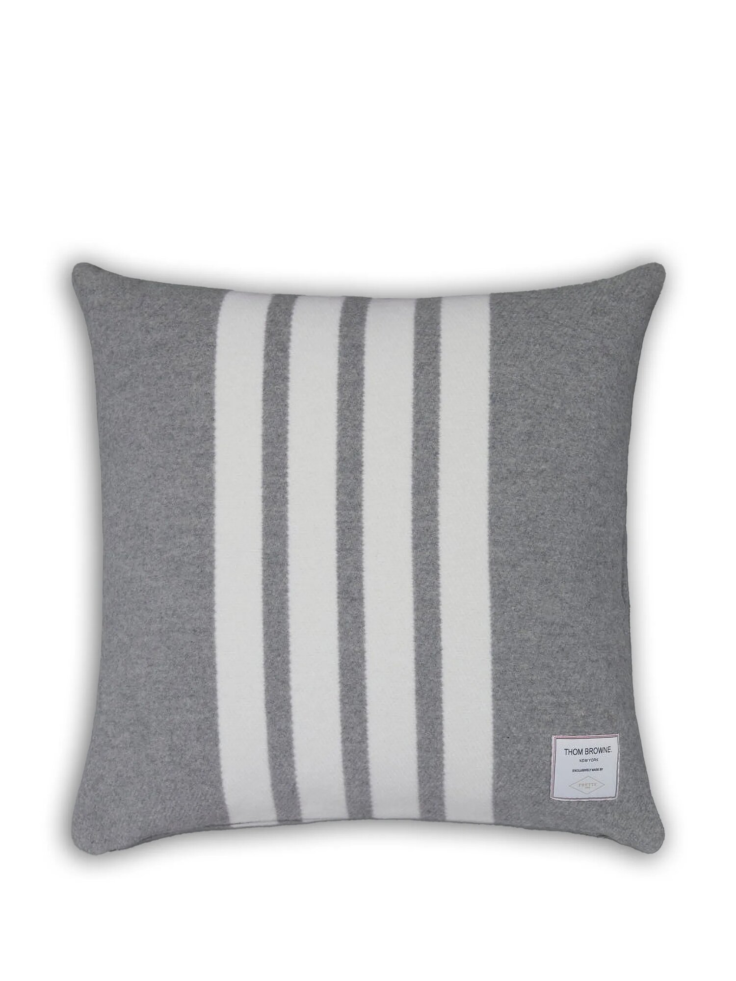Кашемировая подушка с полосками 4-Bar, OneSize , Grey
