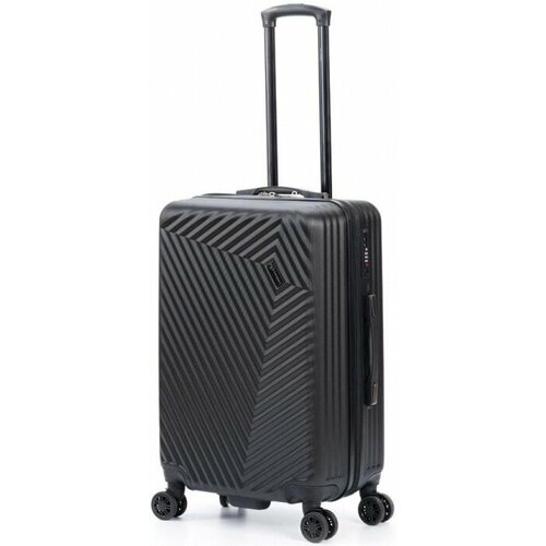 Чемодан Torber, 62 л, черный чемодан torber 62 л размер m голубой