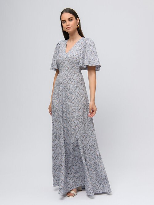 Платье 1001dress, размер 56, голубой