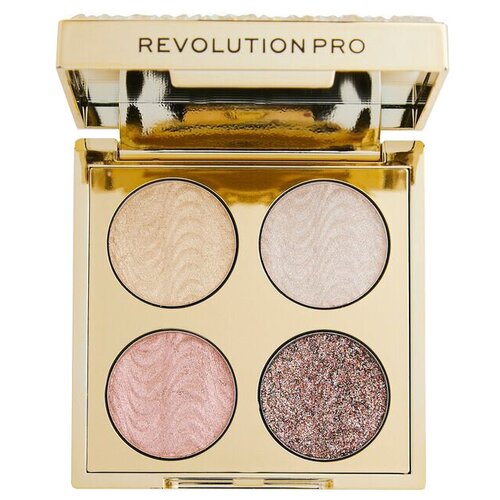 REVOLUTION Палетка теней Crystal Eye Quad, 3.2 г