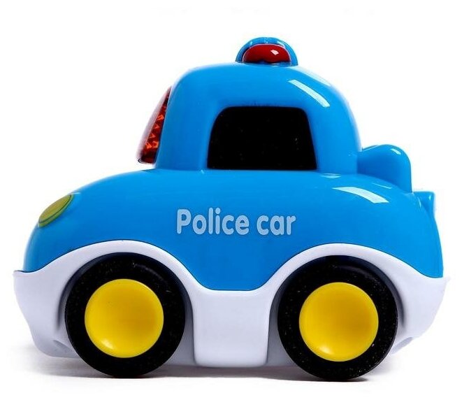 Музыкальная игрушка ZABIAKA "Полицейская машина" цвет синий, звук, свет