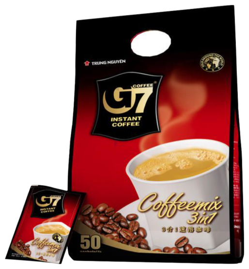 G7 3 в 1 Trung Nguyen (3 шт. по 50 пак. 800 г) - фотография № 3