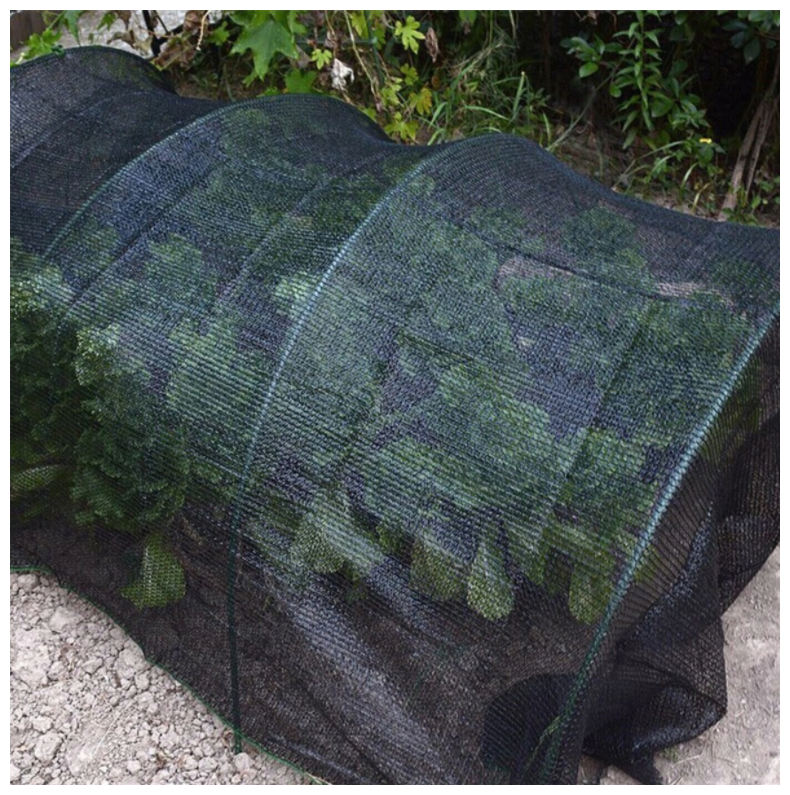 Укрывной материал для растений, сетка затеняющая (фасадная) для теплиц, навесов,для забора. Затенение 55% (размер 2 х 5 м) - фотография № 9