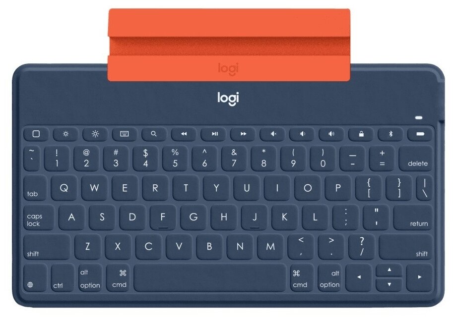 Клавиатура Logitech Keys-To-Go механическая синий USB беспроводная BT Multimedia for gamer