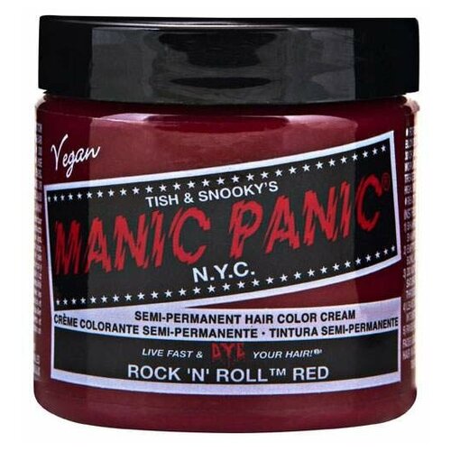 Manic Panic Краситель прямого действия High Voltage, rock 'n' roll red, 118 мл, 150 г manic panic краситель прямого действия high voltage hot hot pink 118 мл 155 г