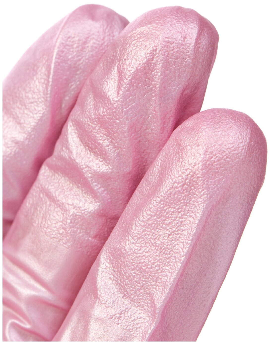 Перчатки Archdale Adele одноразовые нитриловые, 50 пар, размер S, цвет розовый перламутр - фотография № 3